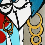 Miss Cool As Ice - 2010 - 24" x 30" - Acrylic on Canvas