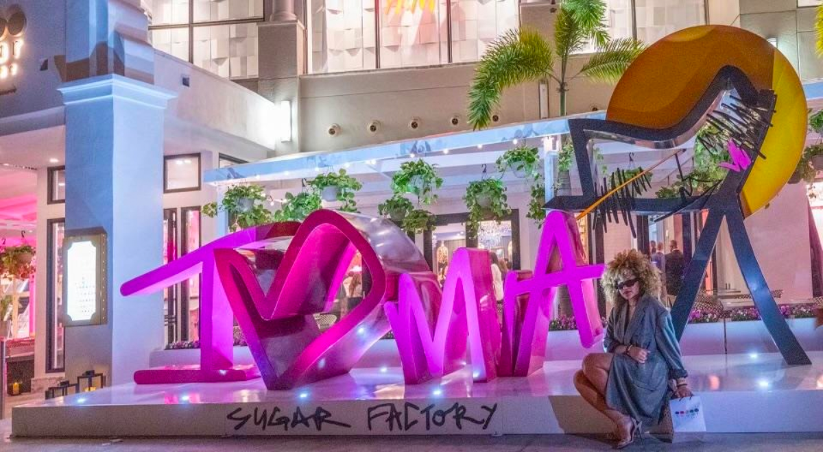 Aventura x Sugar Factory Sculpture