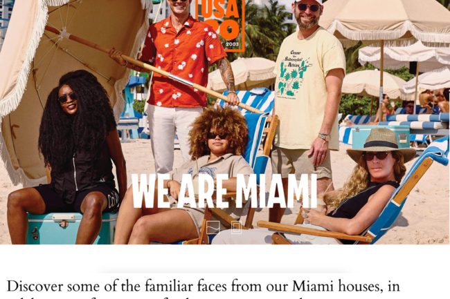 Soho Beach House: We Are Miami Campaign