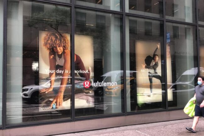 'ON THE MOVE' lululemon global campaign, 5th Avenue, NY