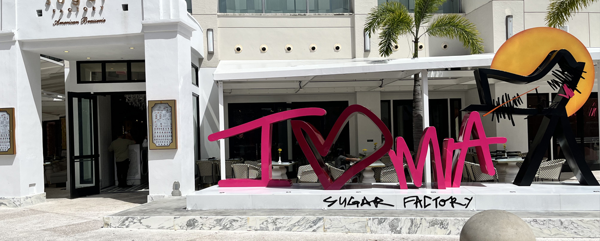 Aventura x Sugar Factory Sculpture